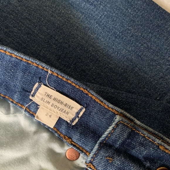 Madewell High Rise Blue Jeans - Picture 3 of 4